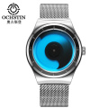 OCHSTIN GQ076B Top Brand Fashion Luxury Date Watches Men Quartz Watch Stainless Steel Mesh Strap Military Watches